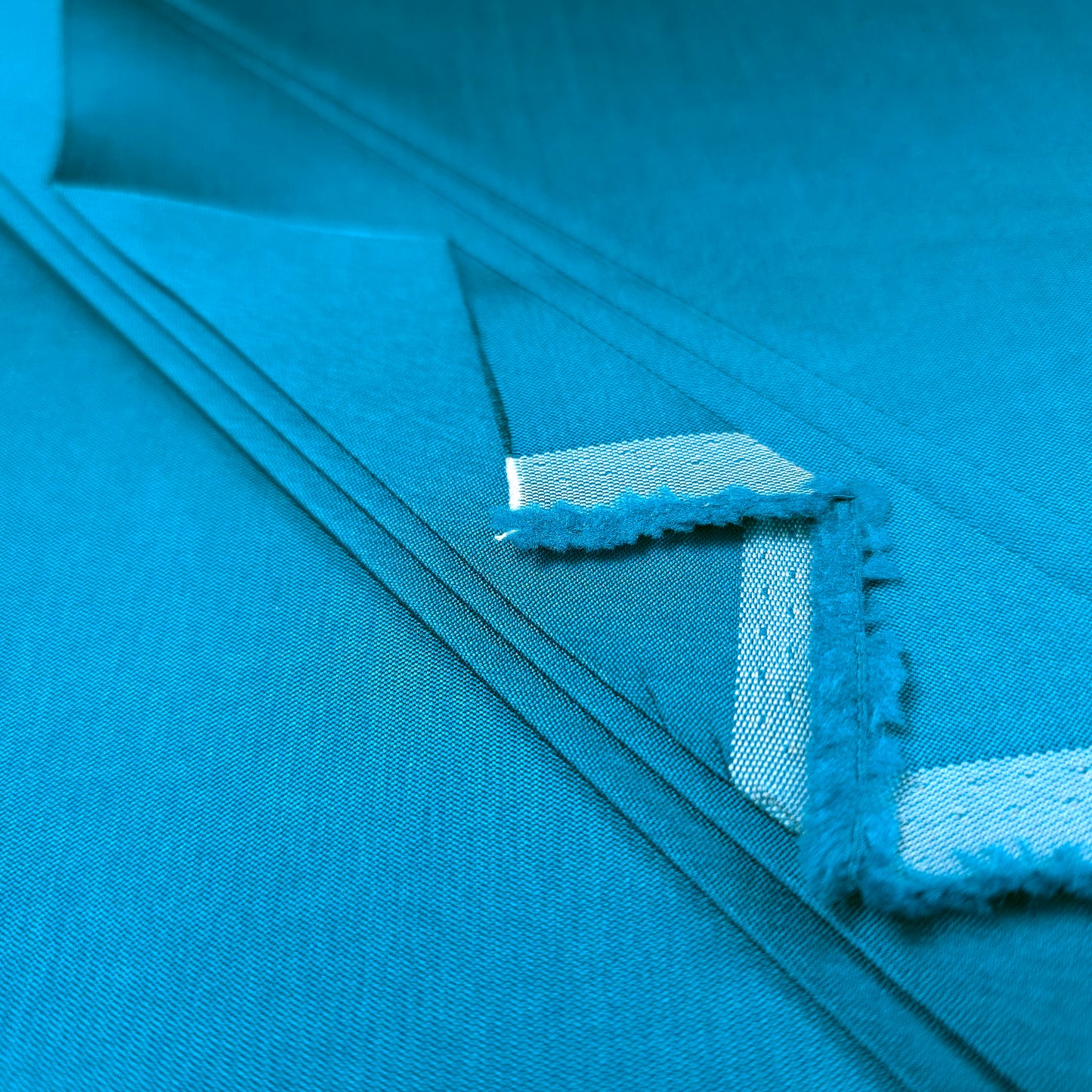 MIKADO GREEN TEAL LUSTER FABRIC