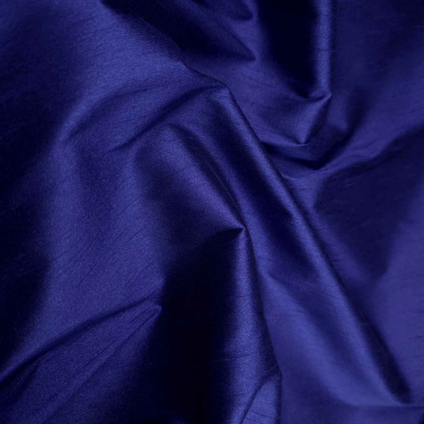 BLUE REGAL ROYAL FAUX SILK DUPIONI FABRIC 58"