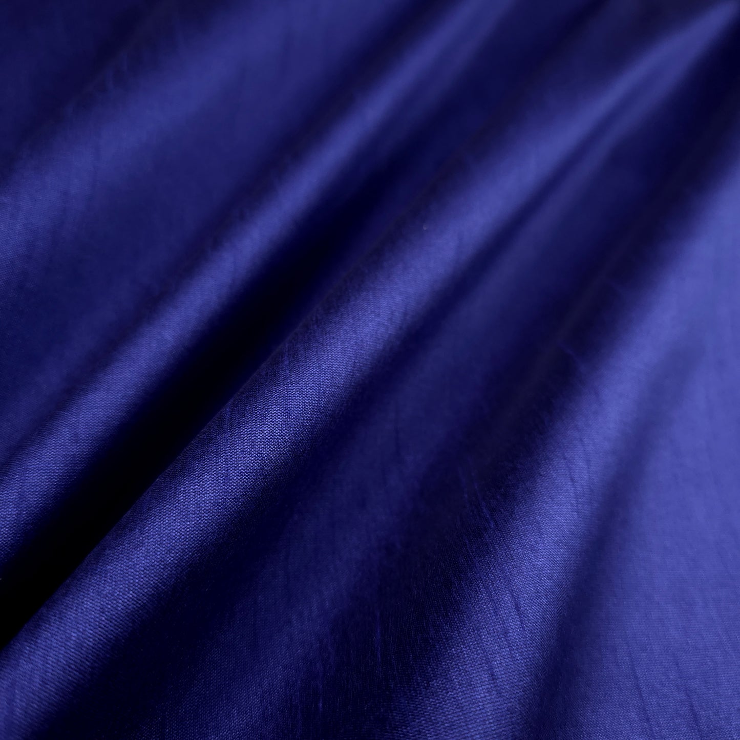 BLUE REGAL ROYAL FAUX SILK DUPIONI FABRIC 58"