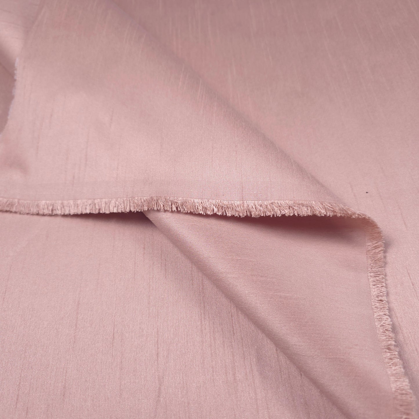 PINK BEIGE BLUSH FAUX SILK DUPIONI