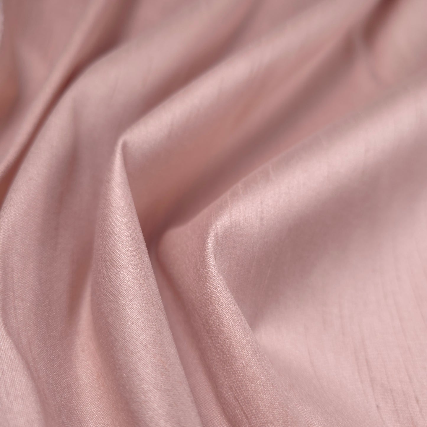 PINK BEIGE BLUSH FAUX SILK DUPIONI