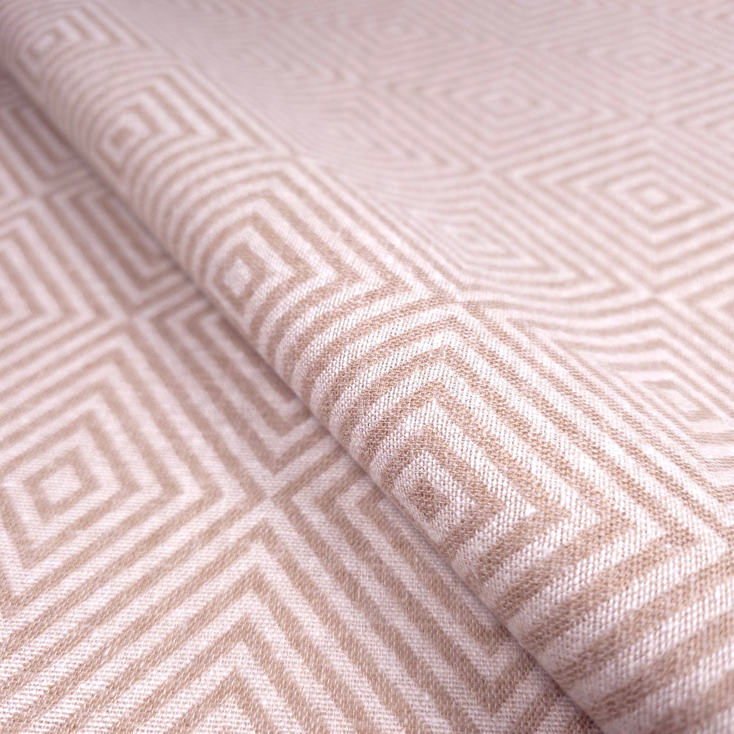 GEOMETRIC DIAMON COTTON UPHOLSTERY