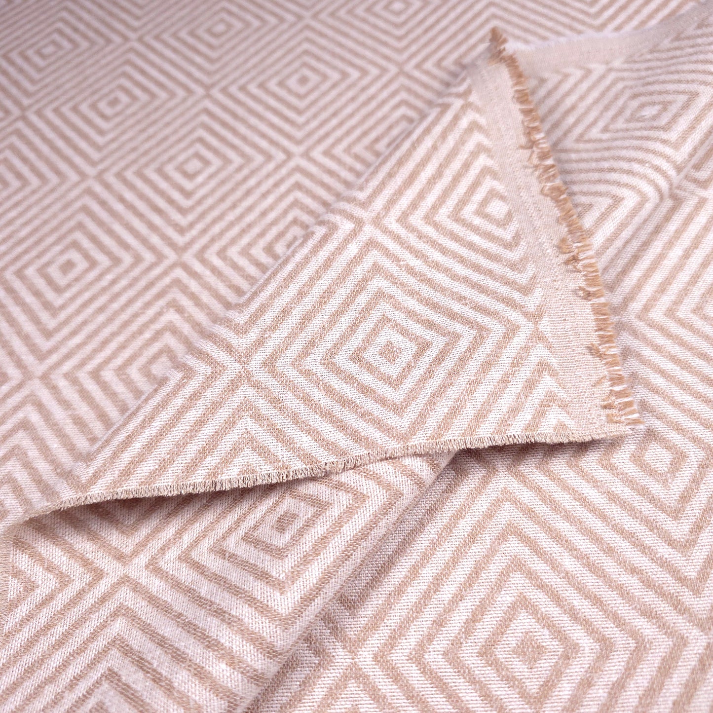 GEOMETRIC DIAMON COTTON UPHOLSTERY
