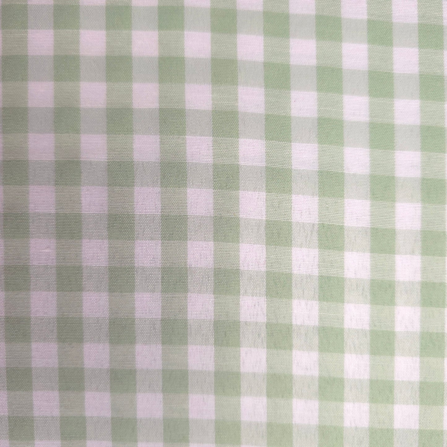 1/4" GINGHAM POLYCOTTON PRINT GREEN SAGE