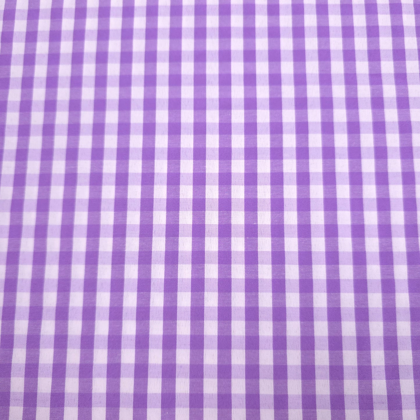 1/4" GINGHAM POLYCOTTON PRINT LILAC PUPLE