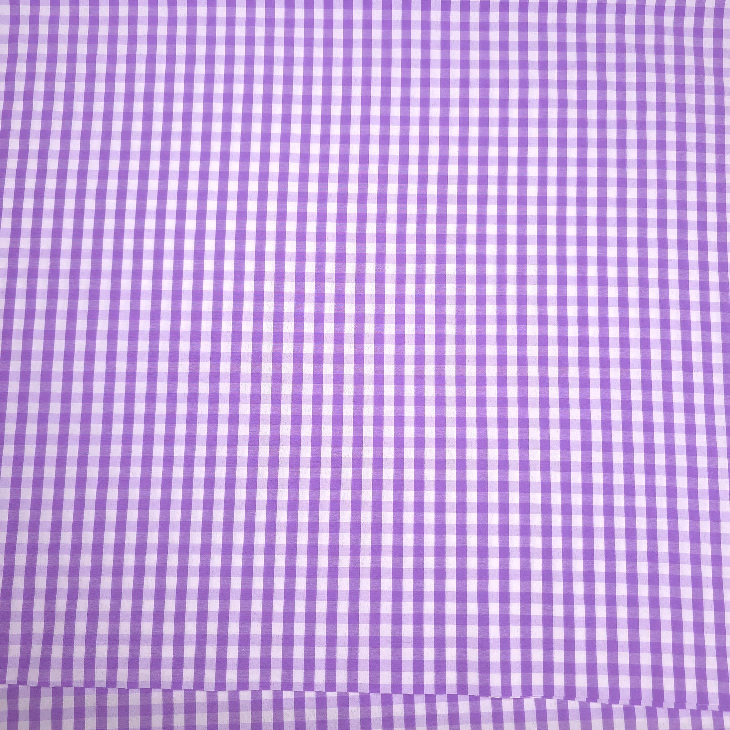 1/4" GINGHAM POLYCOTTON PRINT LILAC PUPLE