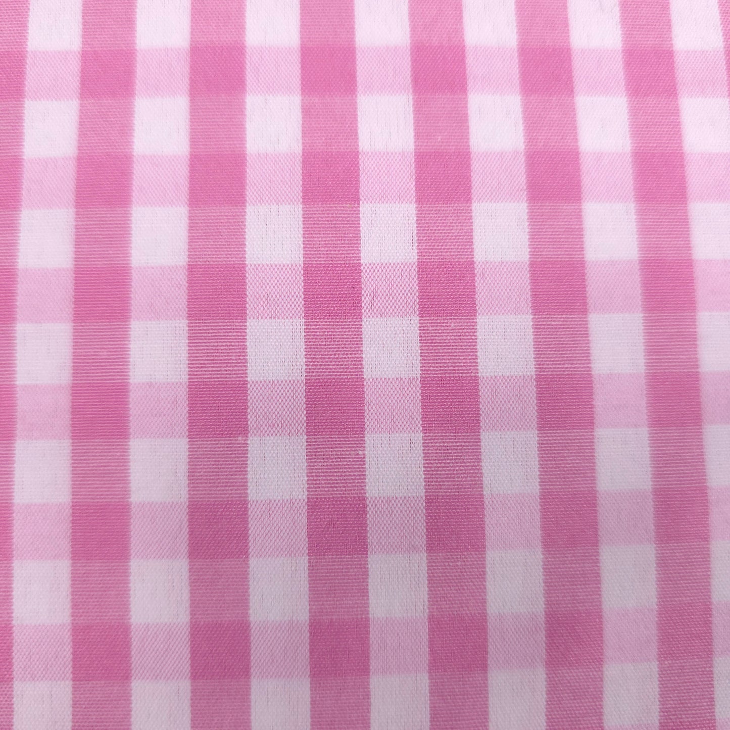 1/4" GINGHAM POLYCOTTON PRINT PINK