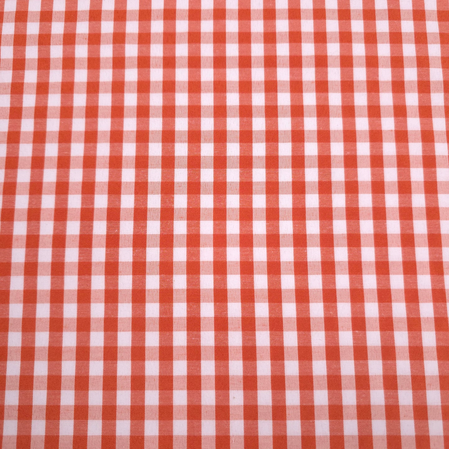 1/4" GINGHAM POLYCOTTON PRINT ORANGE