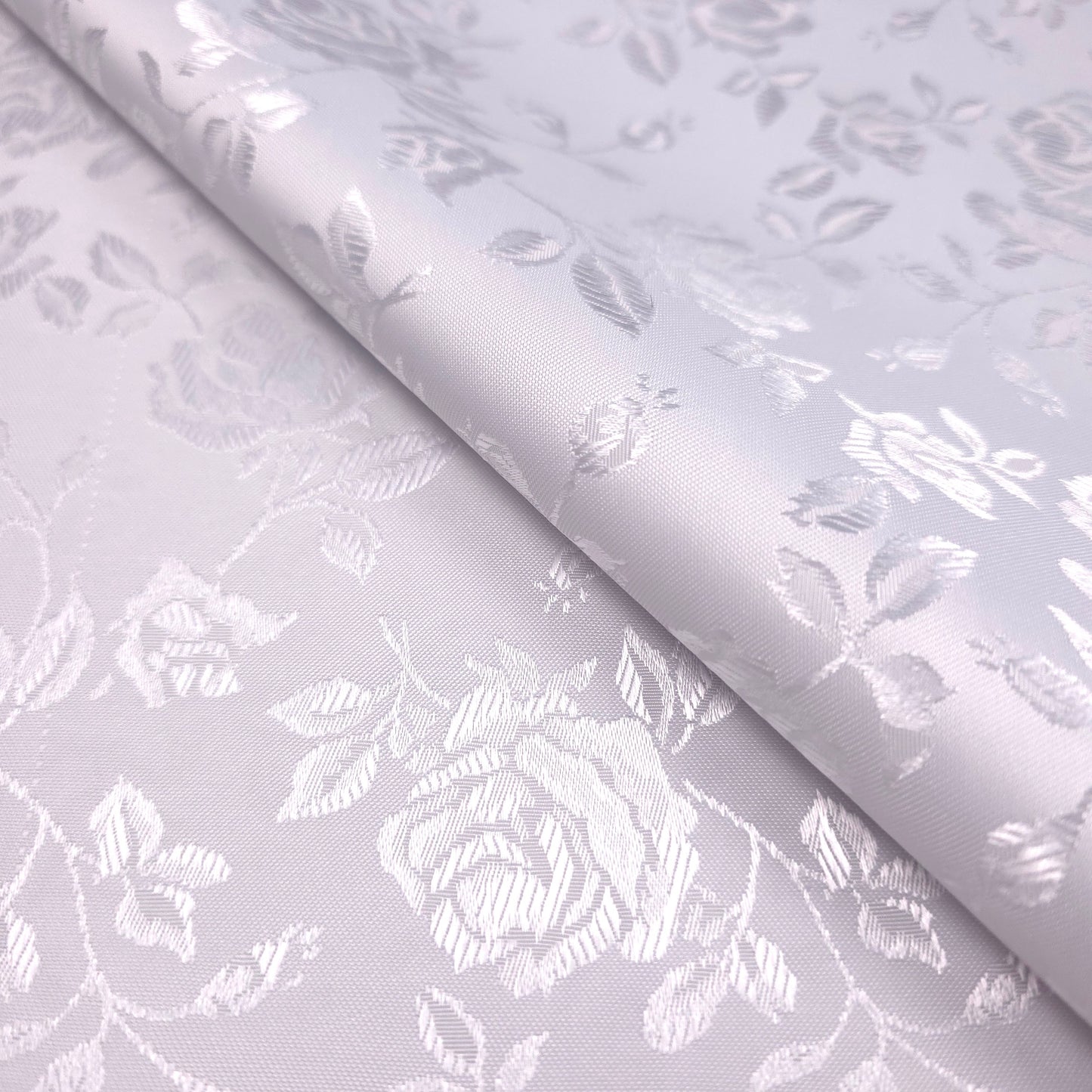 EMPRESS ROSE WHITE BROCADE