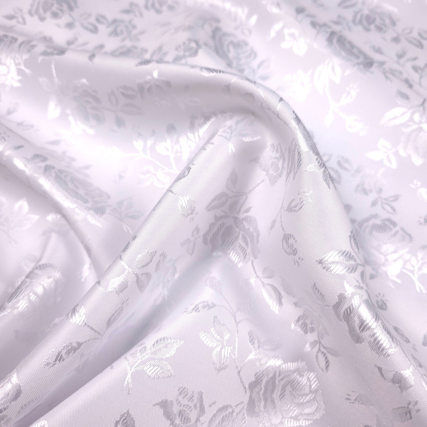 EMPRESS ROSE WHITE BROCADE