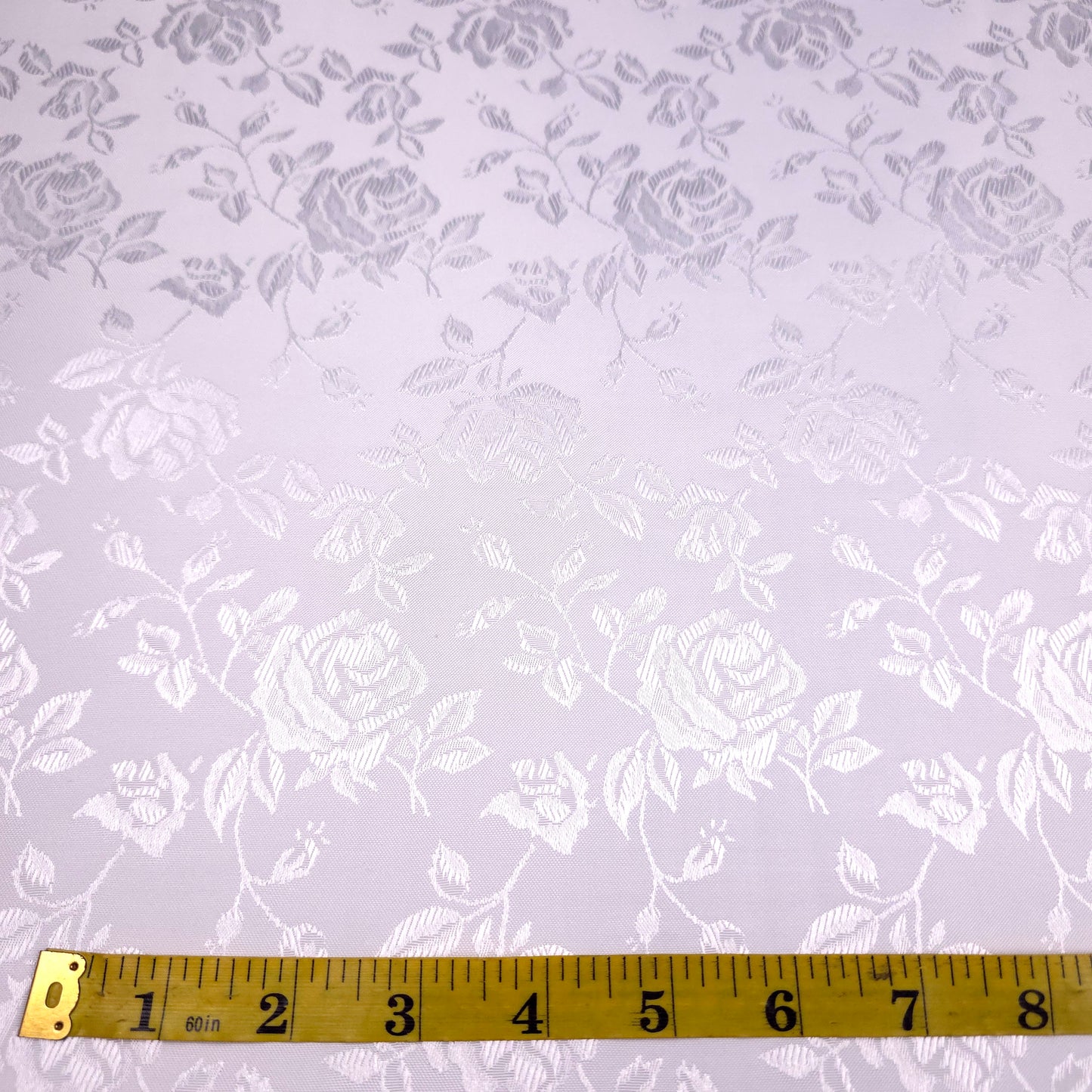 EMPRESS ROSE WHITE BROCADE