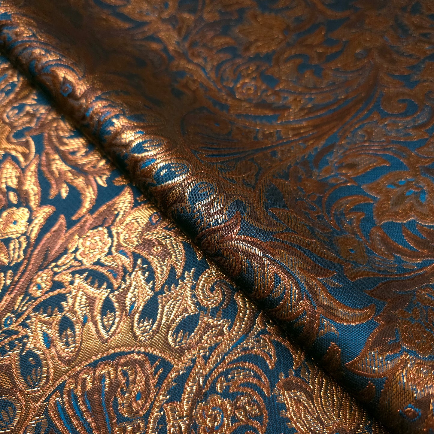 VENETIAN BRONZE DAMASK BROCADE