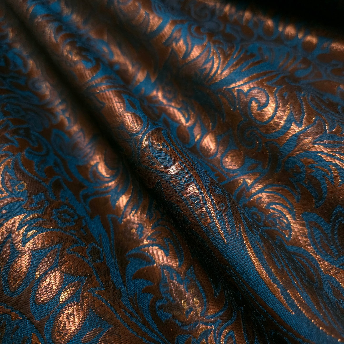VENETIAN BRONZE DAMASK BROCADE