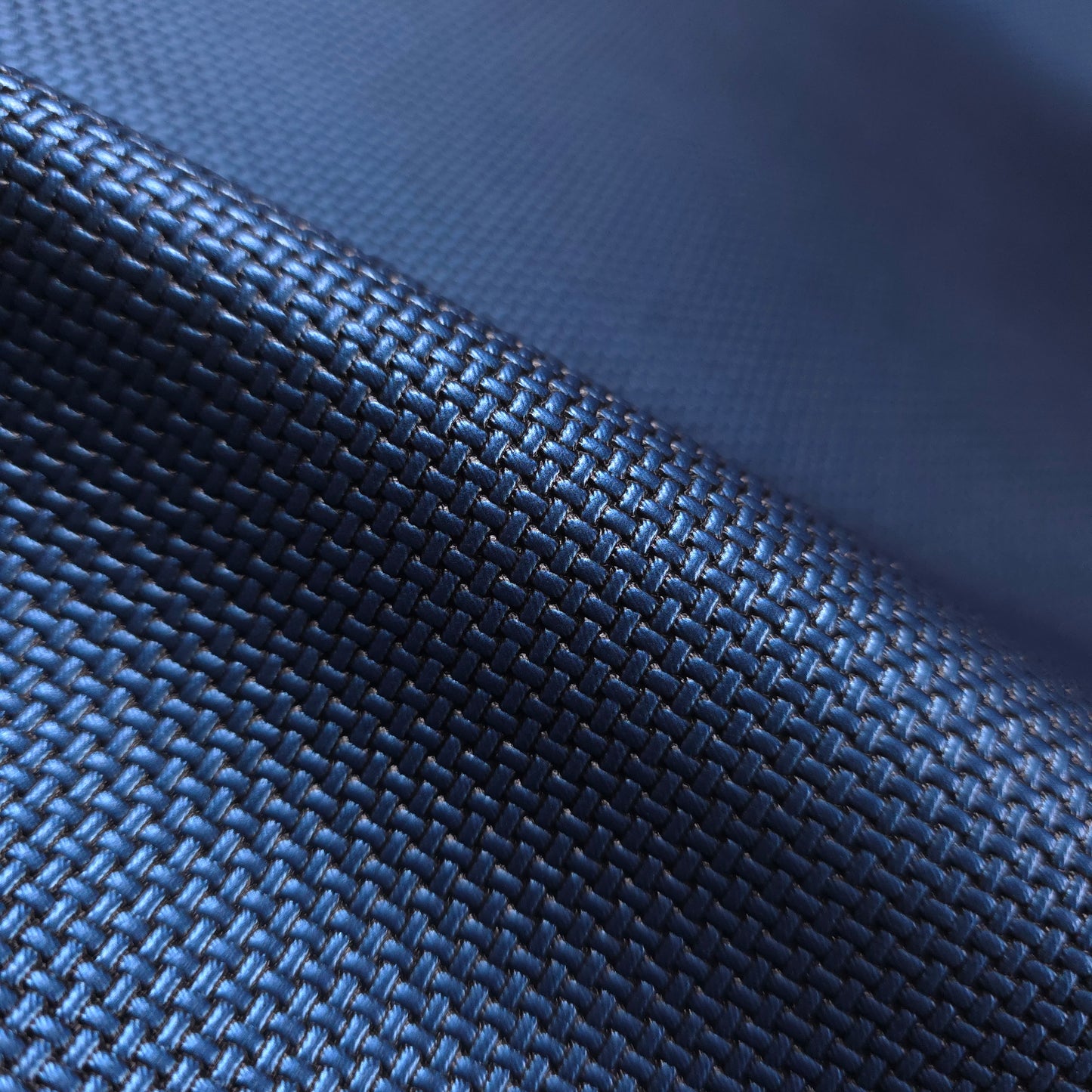 Metallic Blue Basket Weave Vinyl