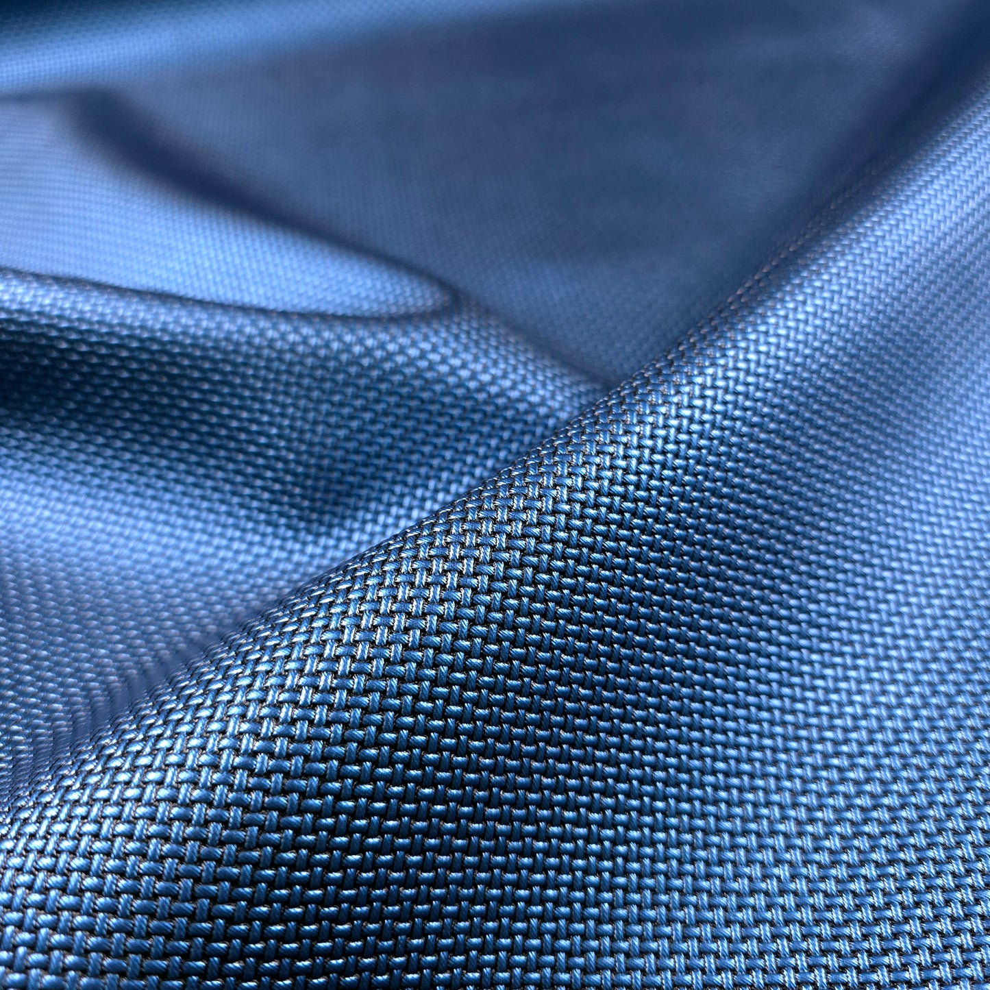 Metallic Blue Basket Weave Vinyl