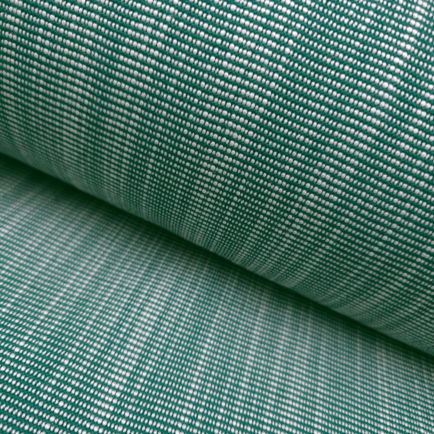 REVERSIBLE GREEN WHITE TAPESTRY UPHOLSTERY
