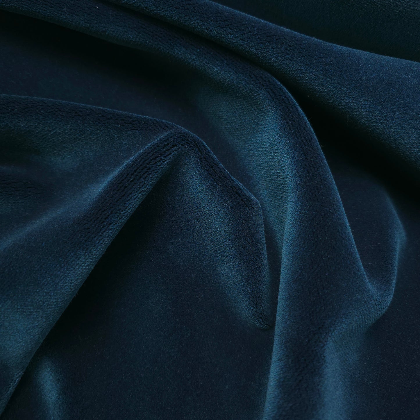 Peacock Plush Upholstery Velvet
