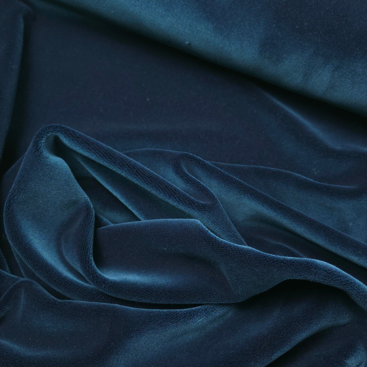 Peacock Plush Upholstery Velvet