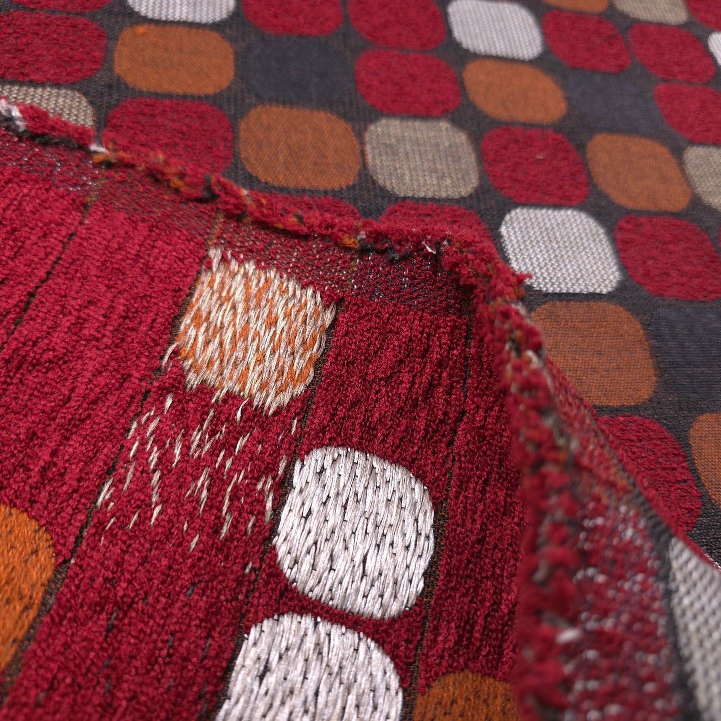 MID CENTURY TILE UPHOLSTERY