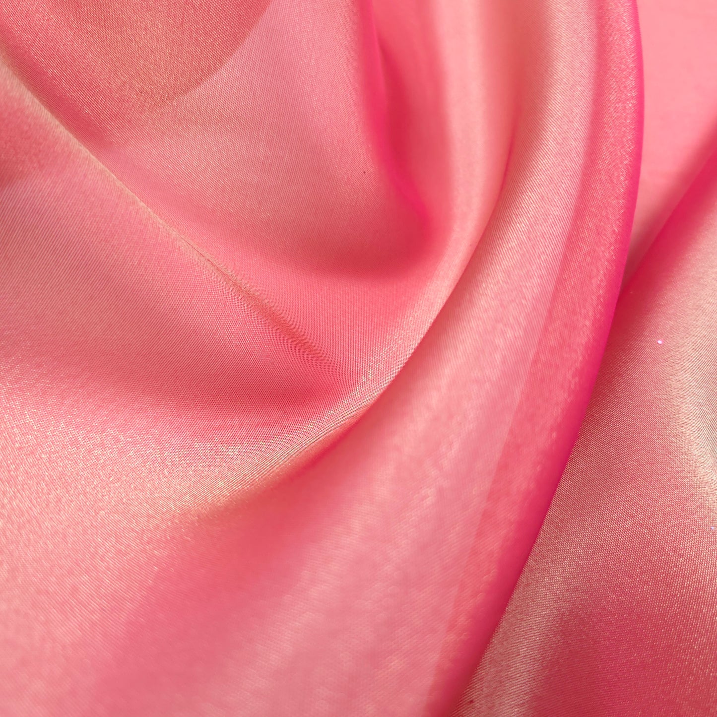 PINK FUCHSIA GOLD TWO TONE ORGANZA