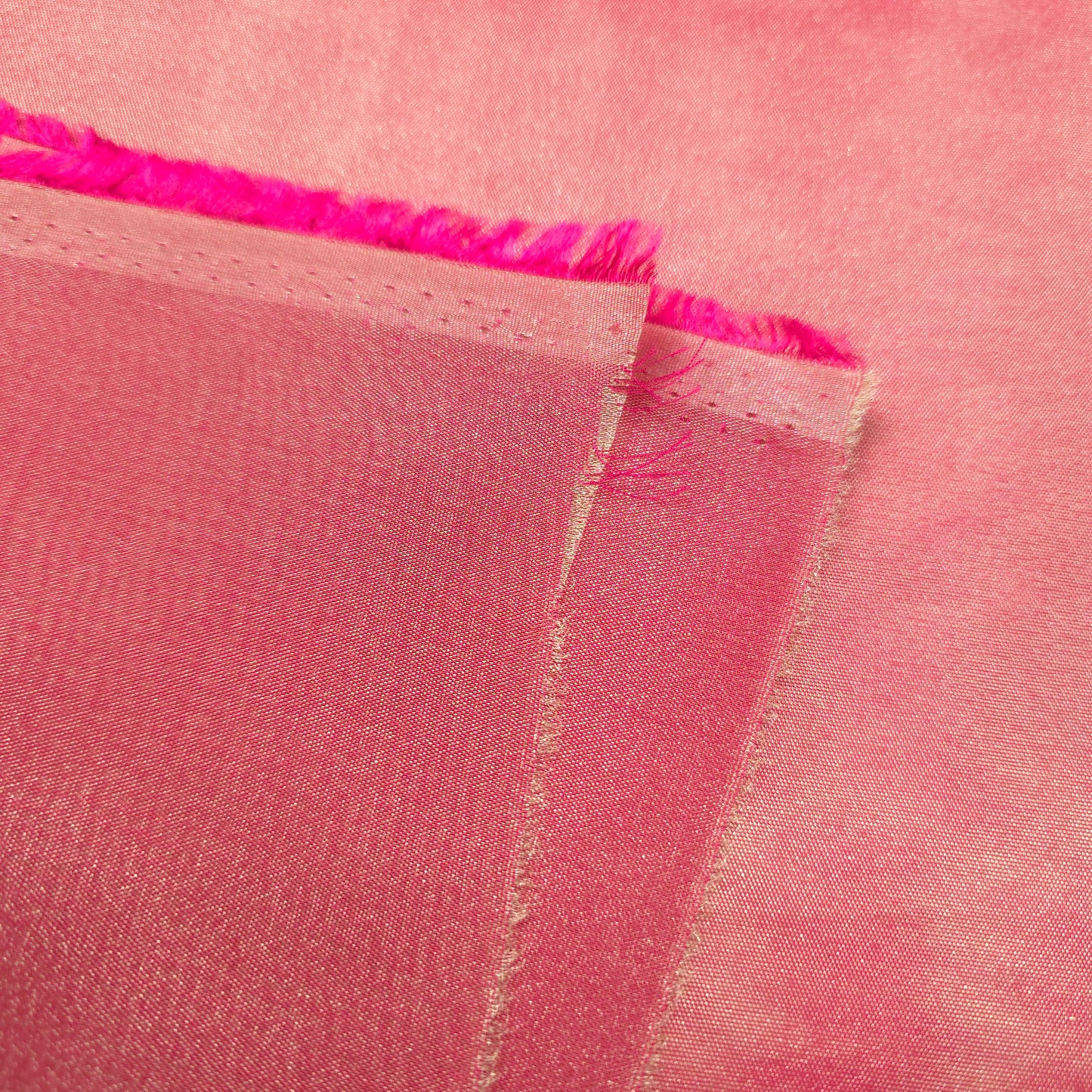 PINK FUCHSIA GOLD TWO TONE ORGANZA