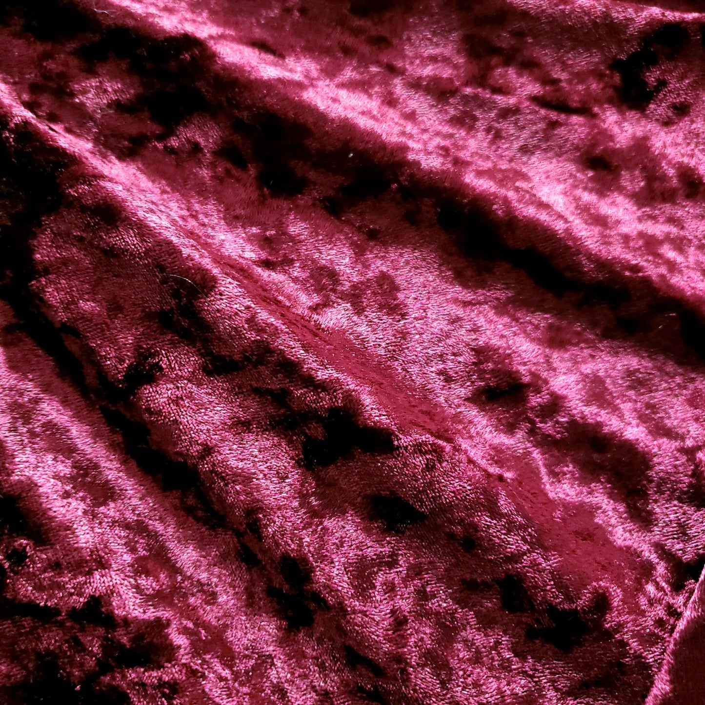 ICE CRUSH VELOUR STRETCH VELVET BURGUNDY WINE