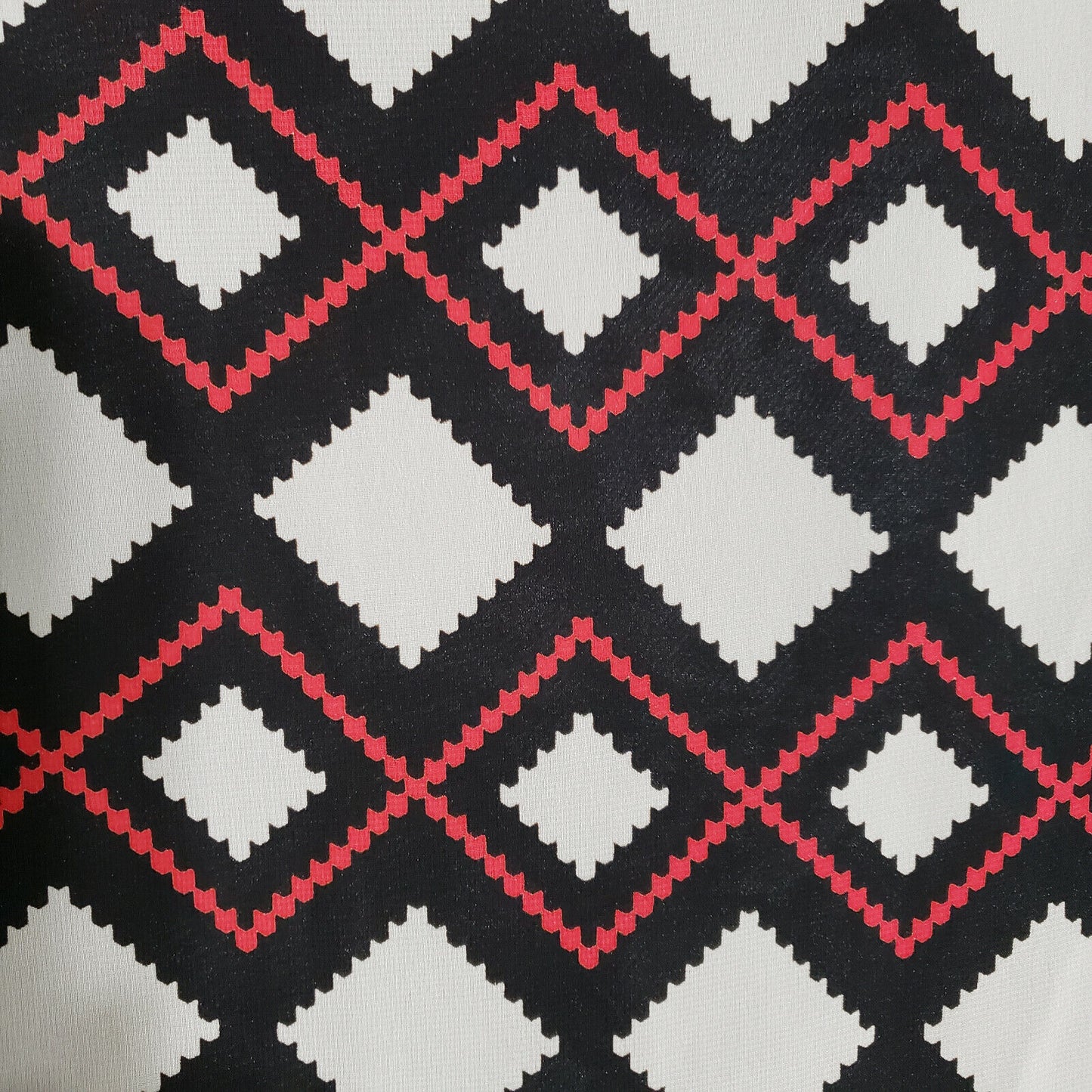 Retro Diamond Chiffon