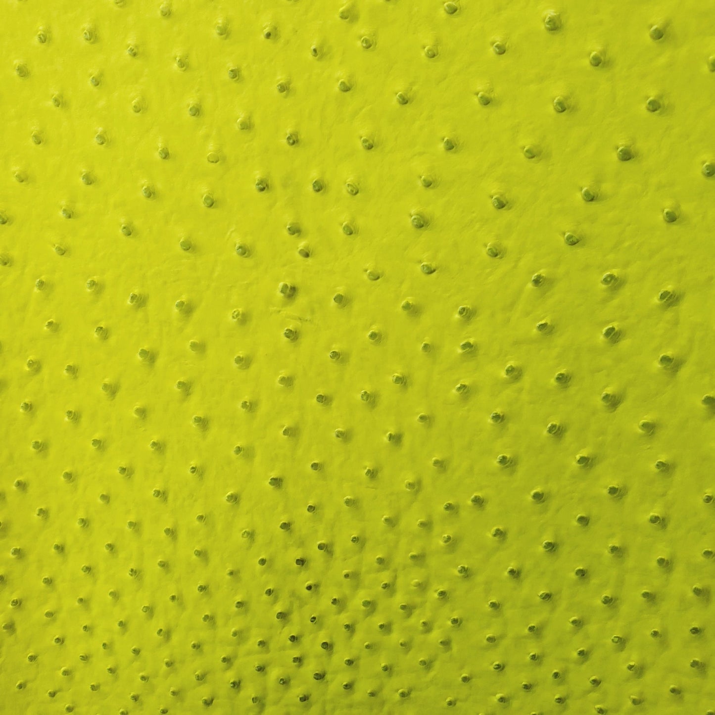 NEON HIGHLIGHTER YELLOW OSTRICH VINYL