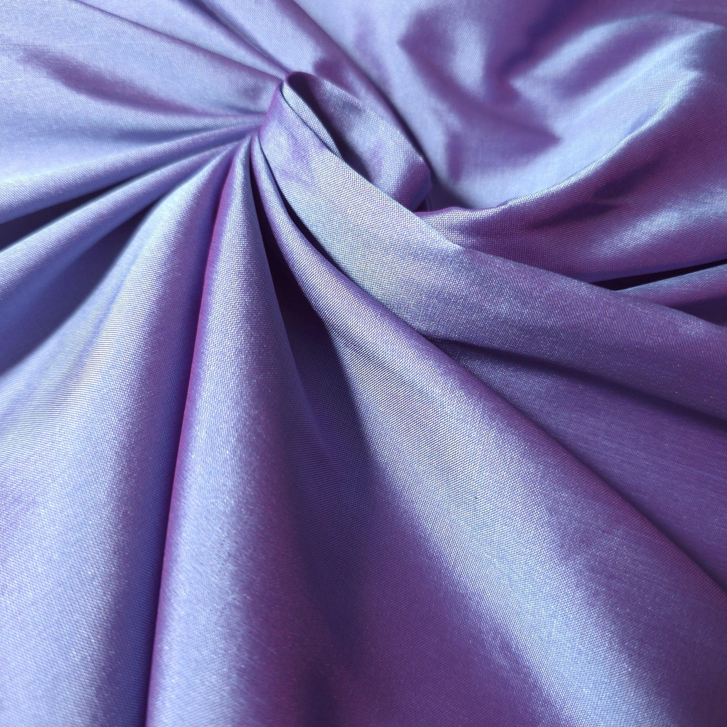 FAUX SILK LUXURY TAFFETA LILAC BLUE