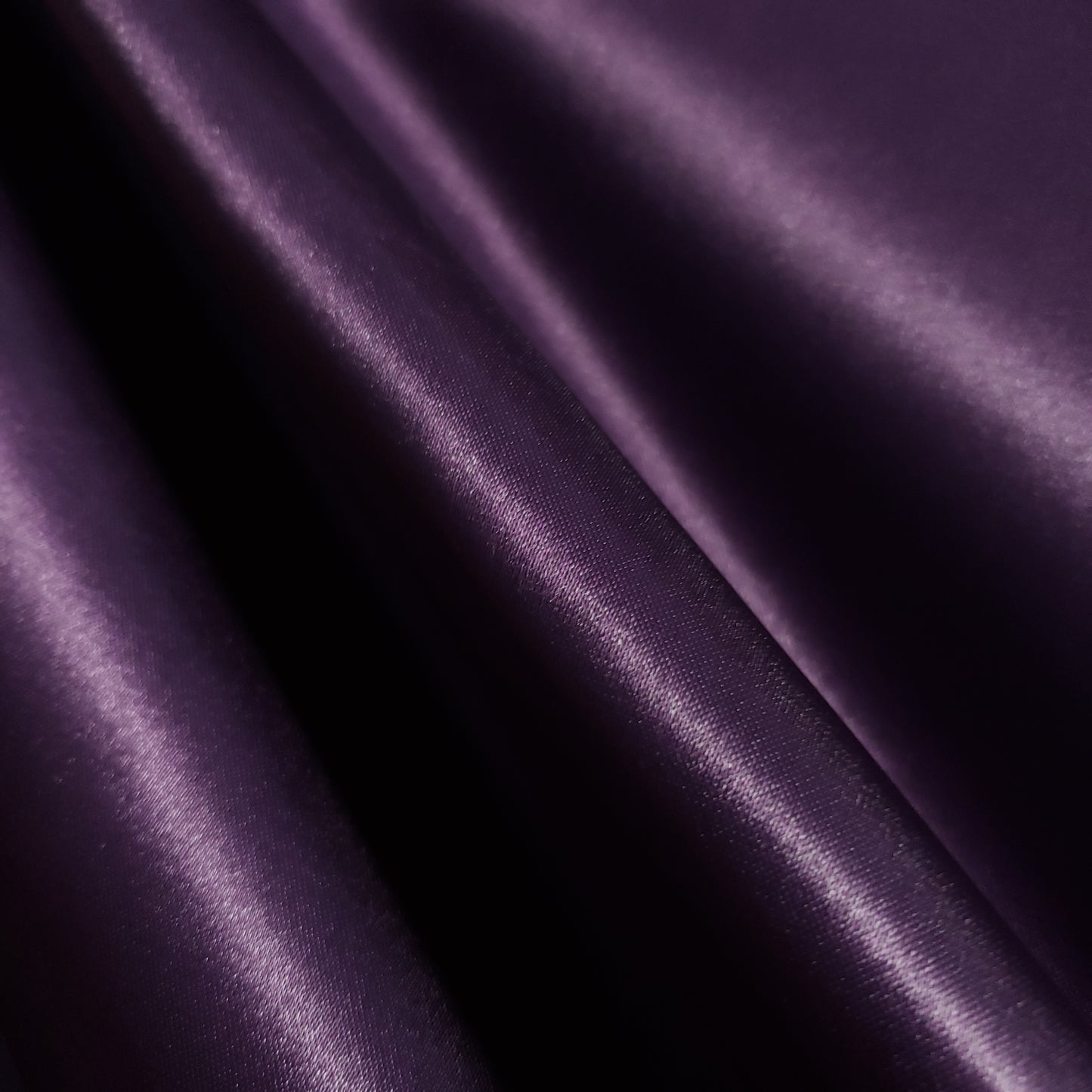 HEAVY 8oz GLOSSY SATIN PURPLE PLUM