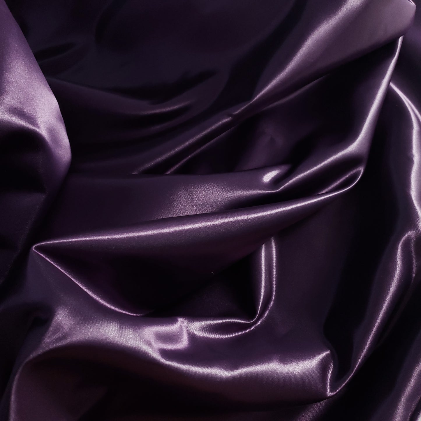 HEAVY 8oz GLOSSY SATIN PURPLE PLUM