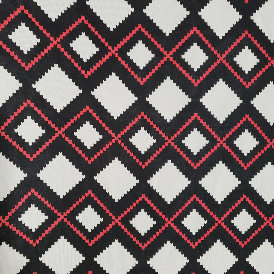 Retro Diamond Chiffon
