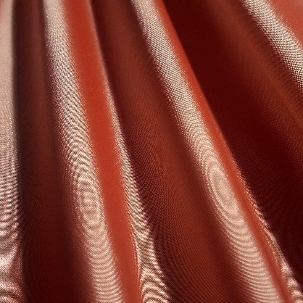 FAUX SILK LUXURY TAFFETA CANTELOUP