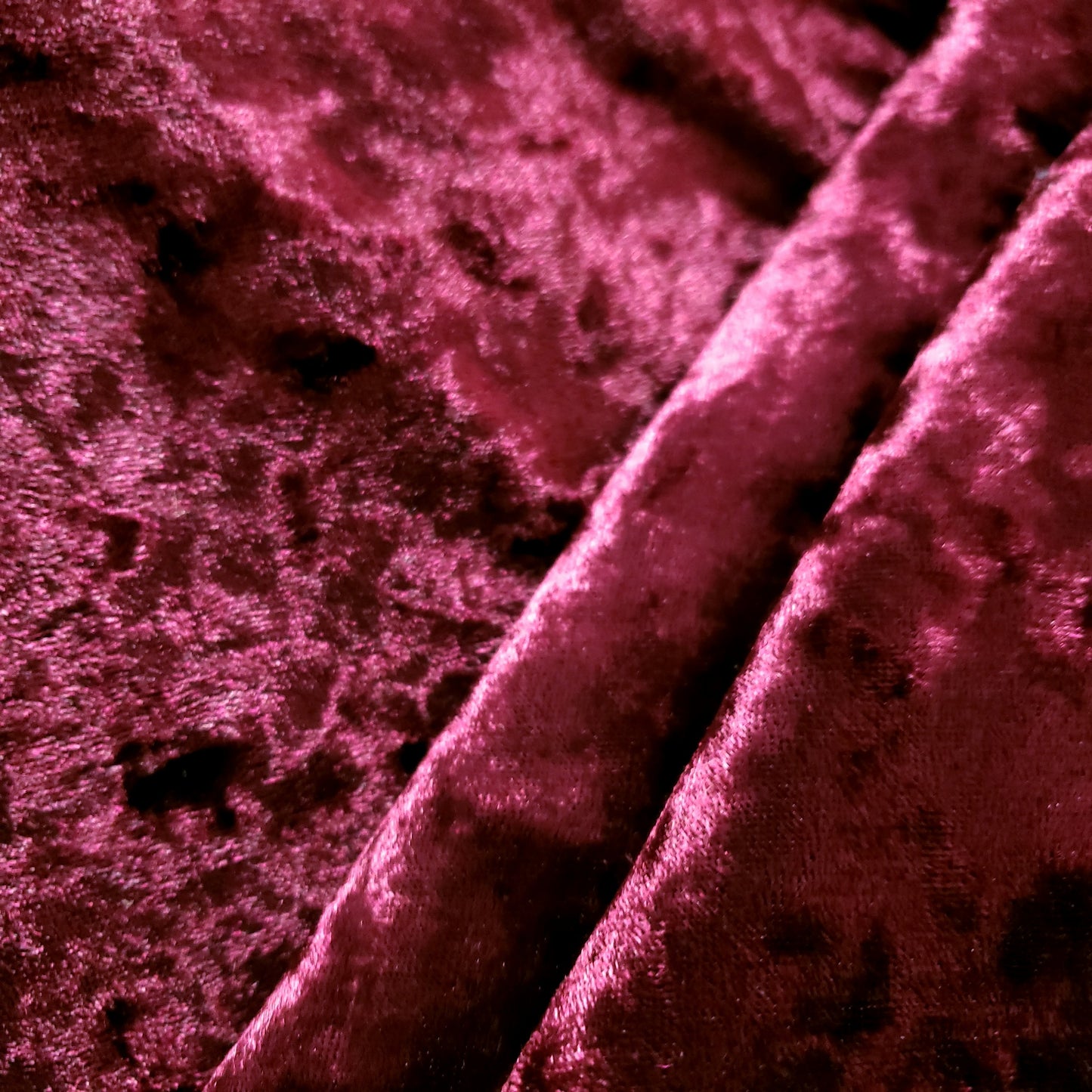 ICE CRUSH VELOUR STRETCH VELVET BURGUNDY WINE