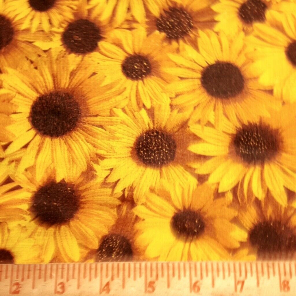 YELLOW SUNFLOWER ALL OVER