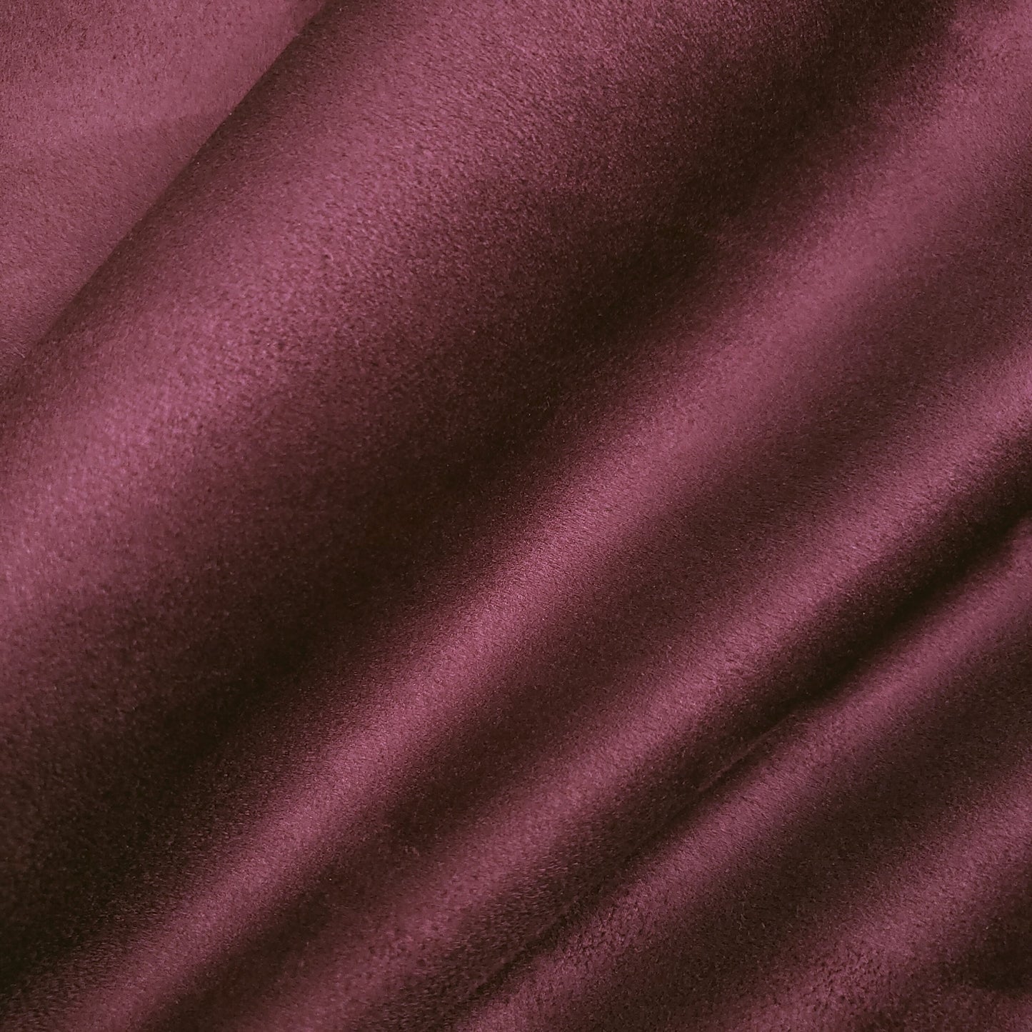 RED BURGUNDY WIDE FAUX SUEDE FABRIC