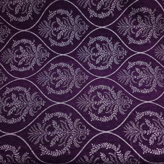 REGAL LAUREL OGEE MEDALION CHENIELLE PURPLE