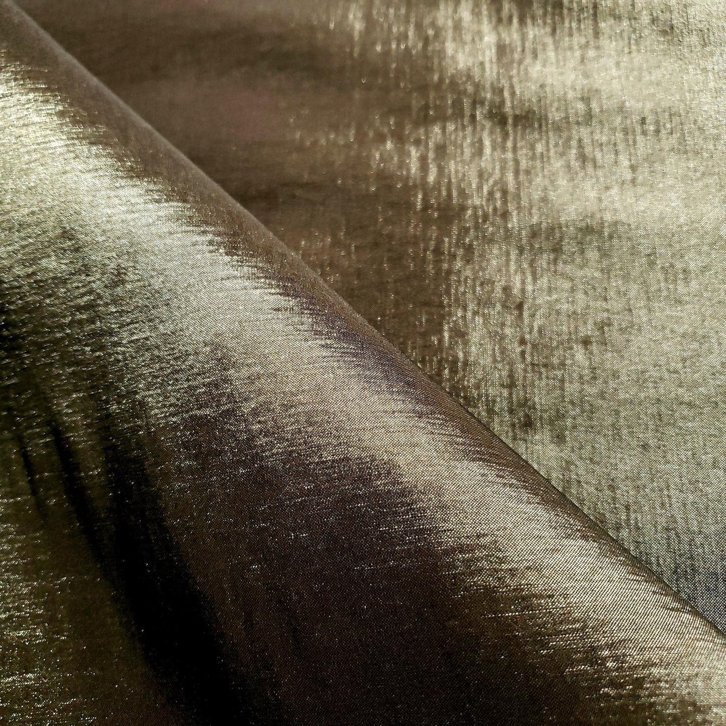 GOLD TAUPE STRETCH TAFFETA
