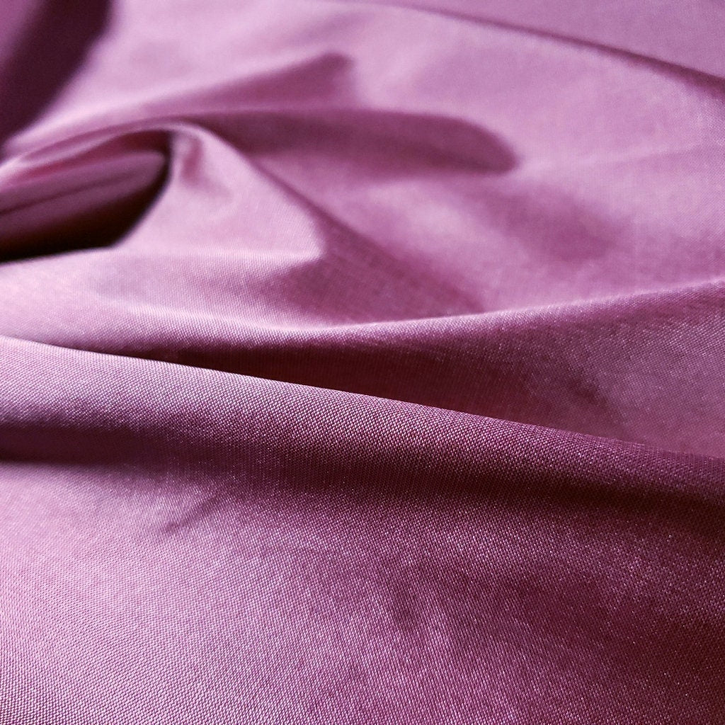 FAUX SILK LUXURY TAFFETA MAUVE ROSE