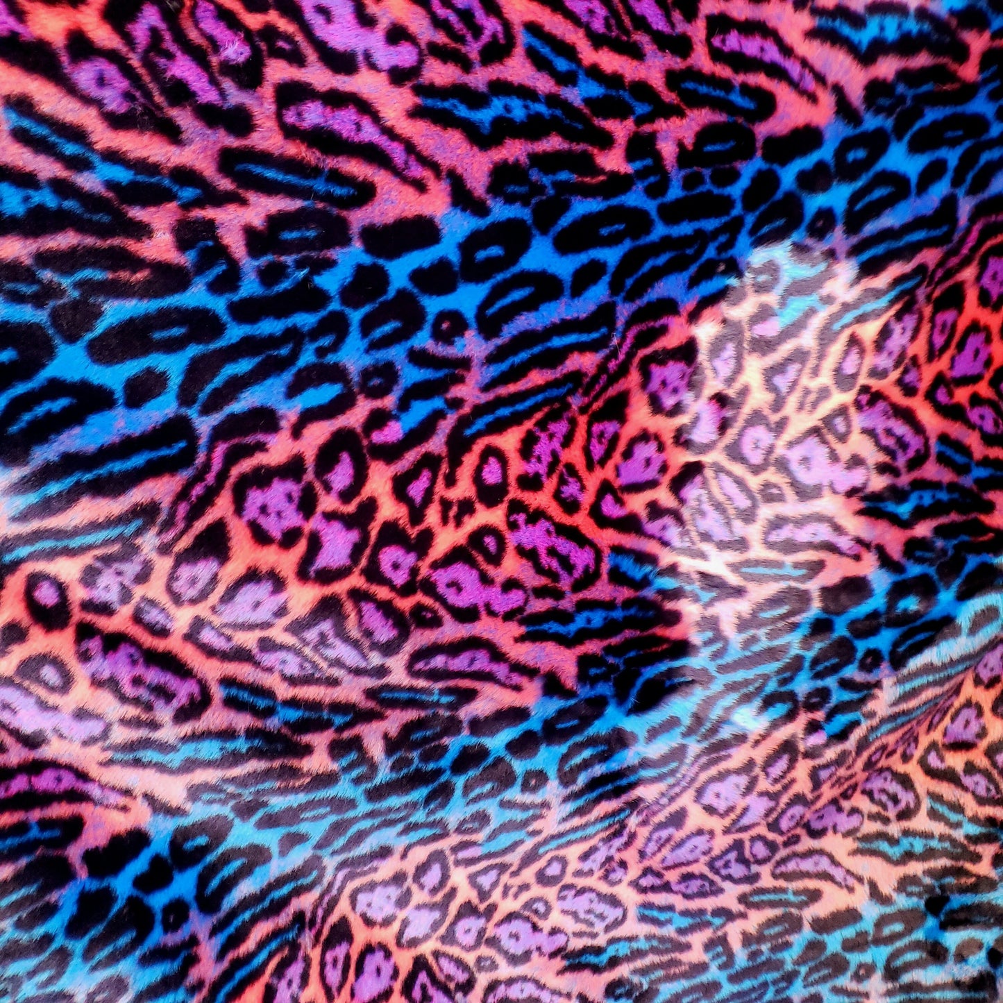 ACID LEOPARD FUN FUR SHERBERT HUES
