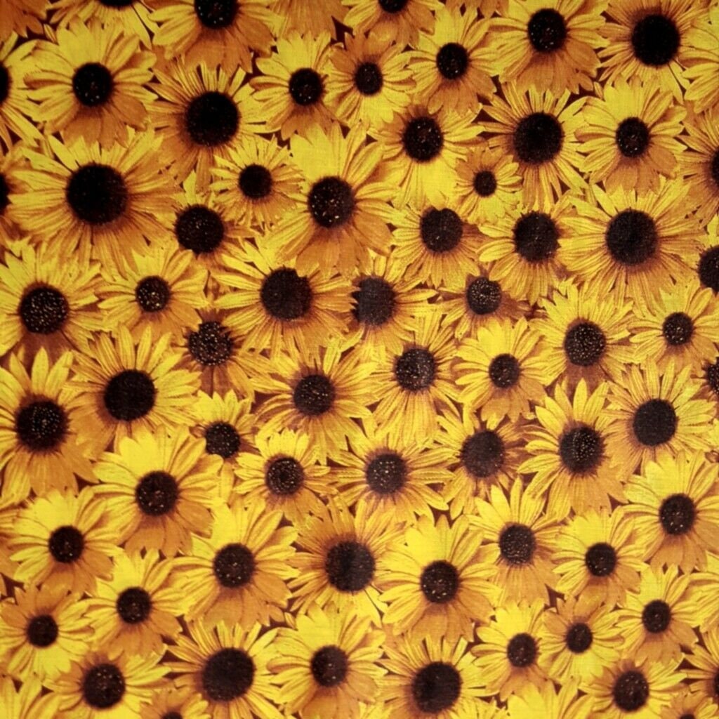 YELLOW SUNFLOWER ALL OVER