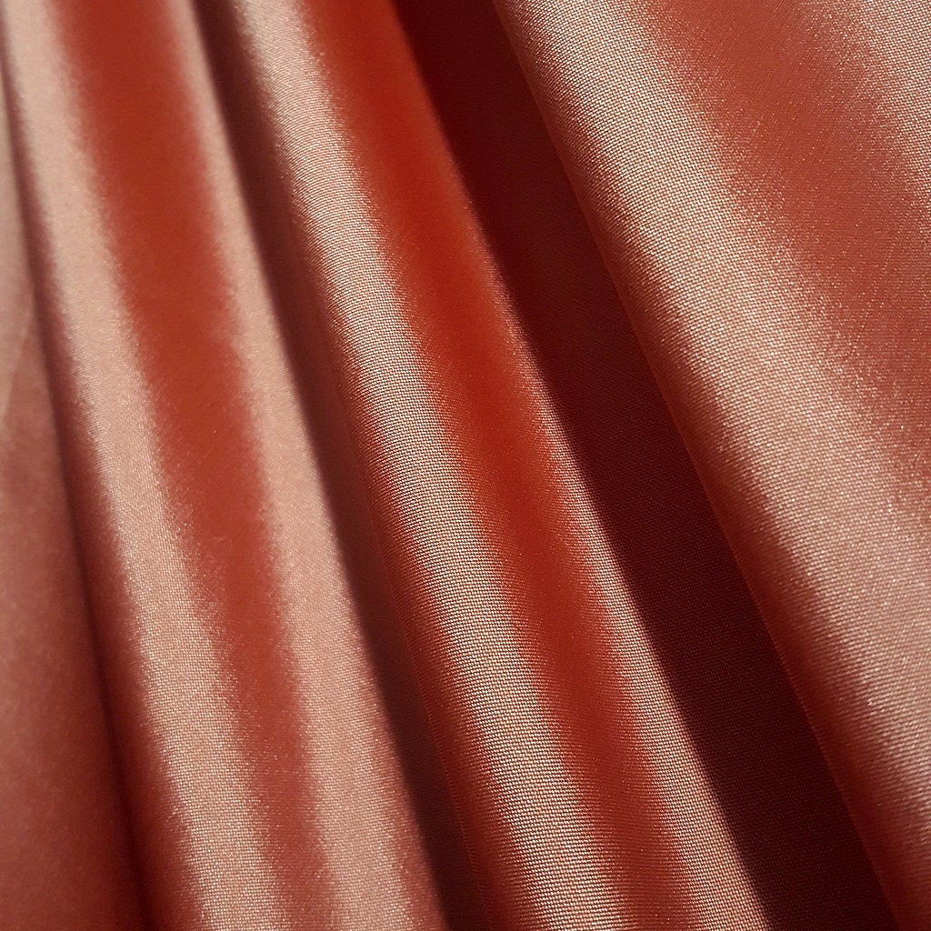 FAUX SILK LUXURY TAFFETA CANTELOUP