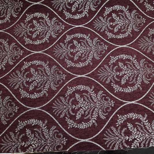 REGAL LAUREL OGEE MEDALION CHENIELLE BURGUNDY WINE