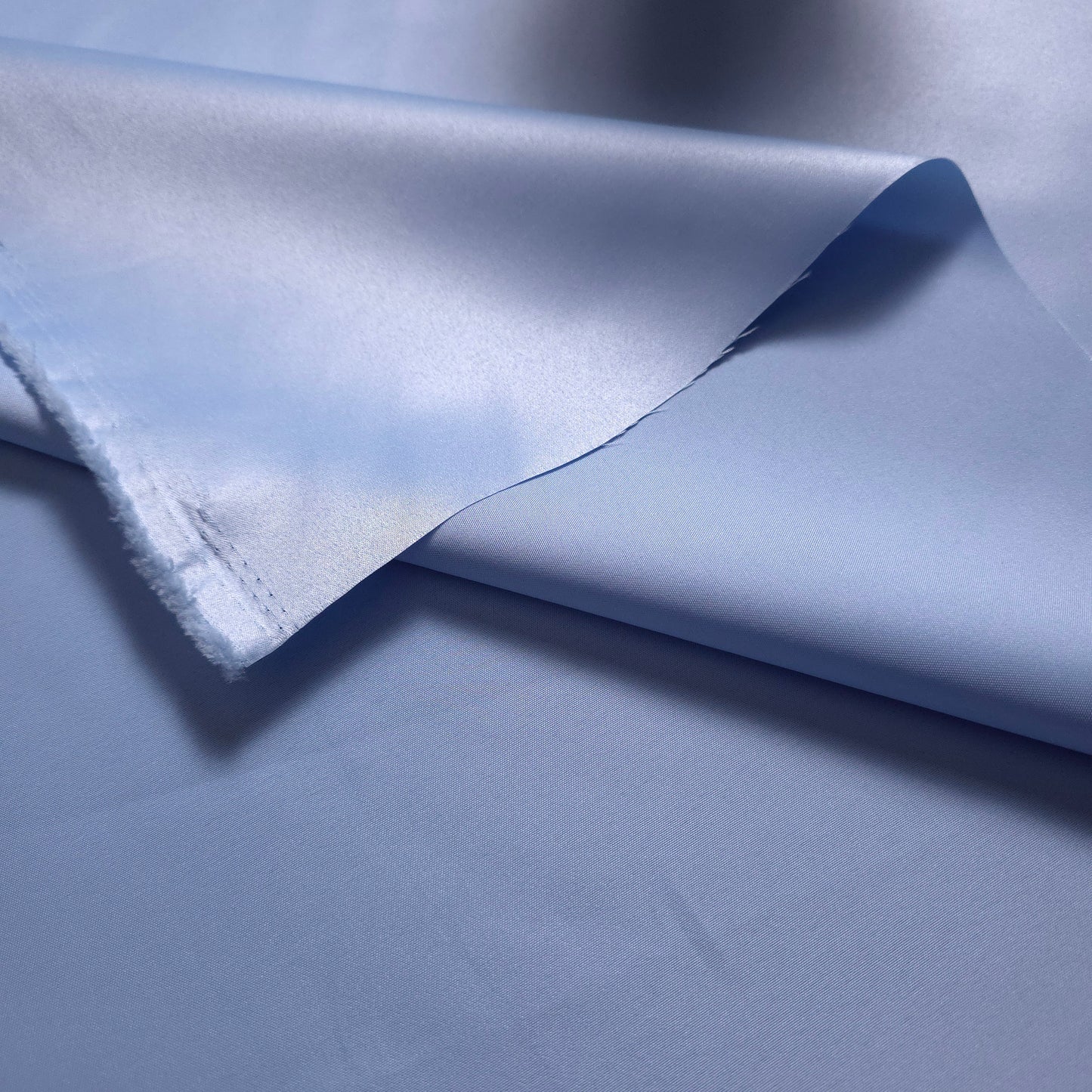 SKY BLUE DULL SATIN FABRIC