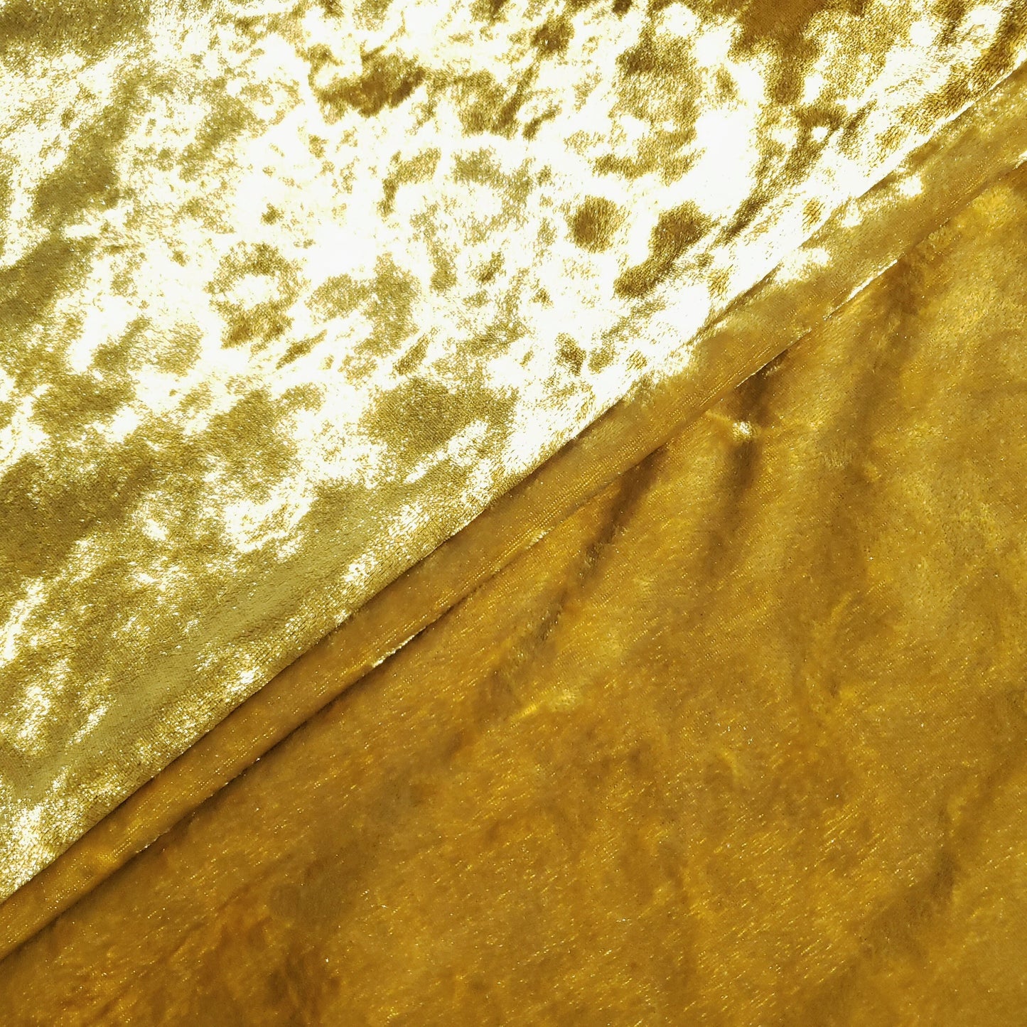 ICE CRUSH VELOUR STRETCH VELVET GOLD BRASS