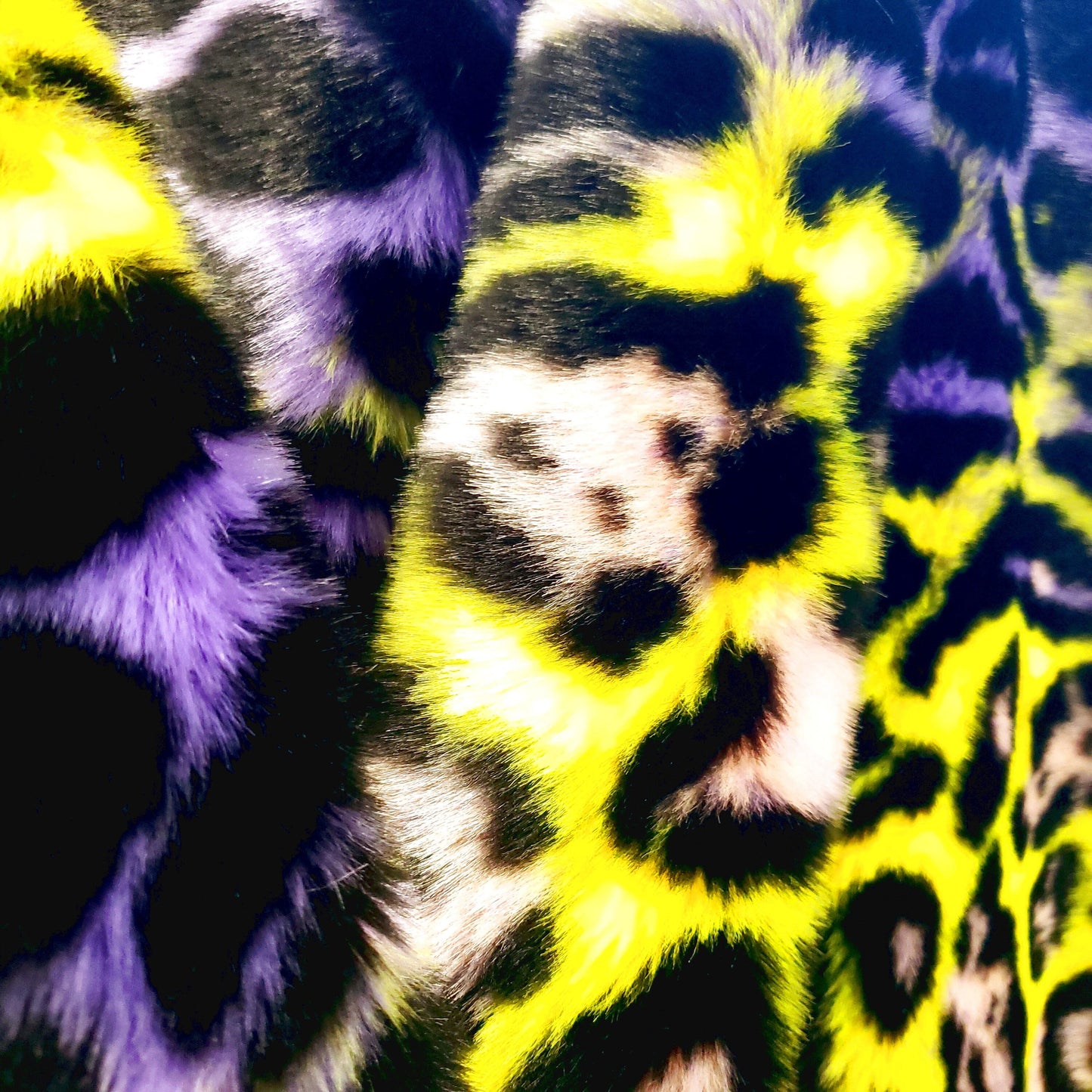ACID LEOPARD FUN FUR PURPLE CHARTREUSE