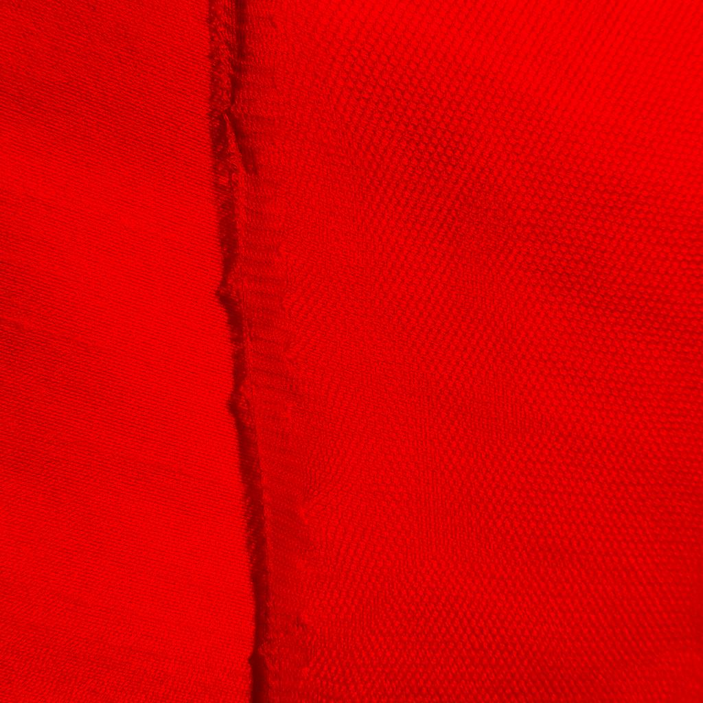 RED ENGLISH NET - NYLON - - SOFT & FINE MESH!
