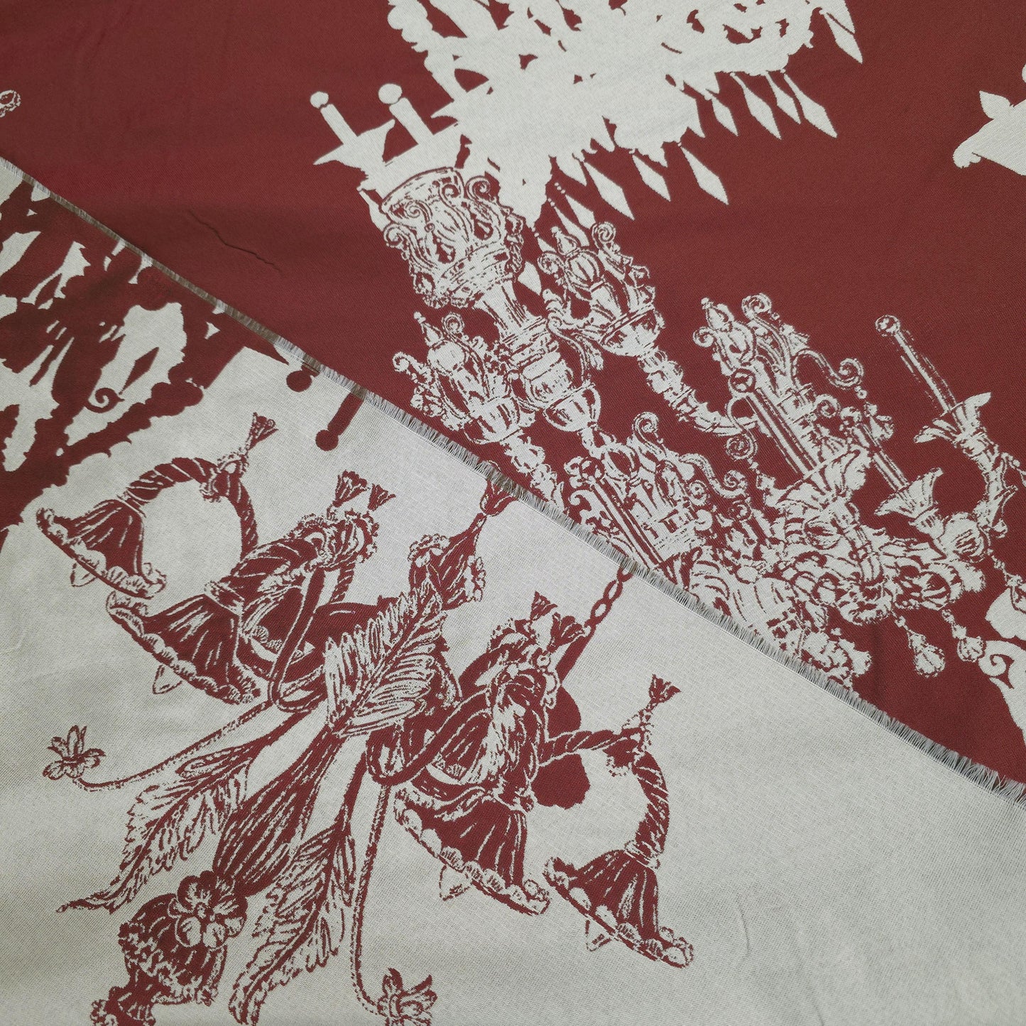 CHANDELIER CAMEO REVERSIBLE TAFFETA DRAPERY