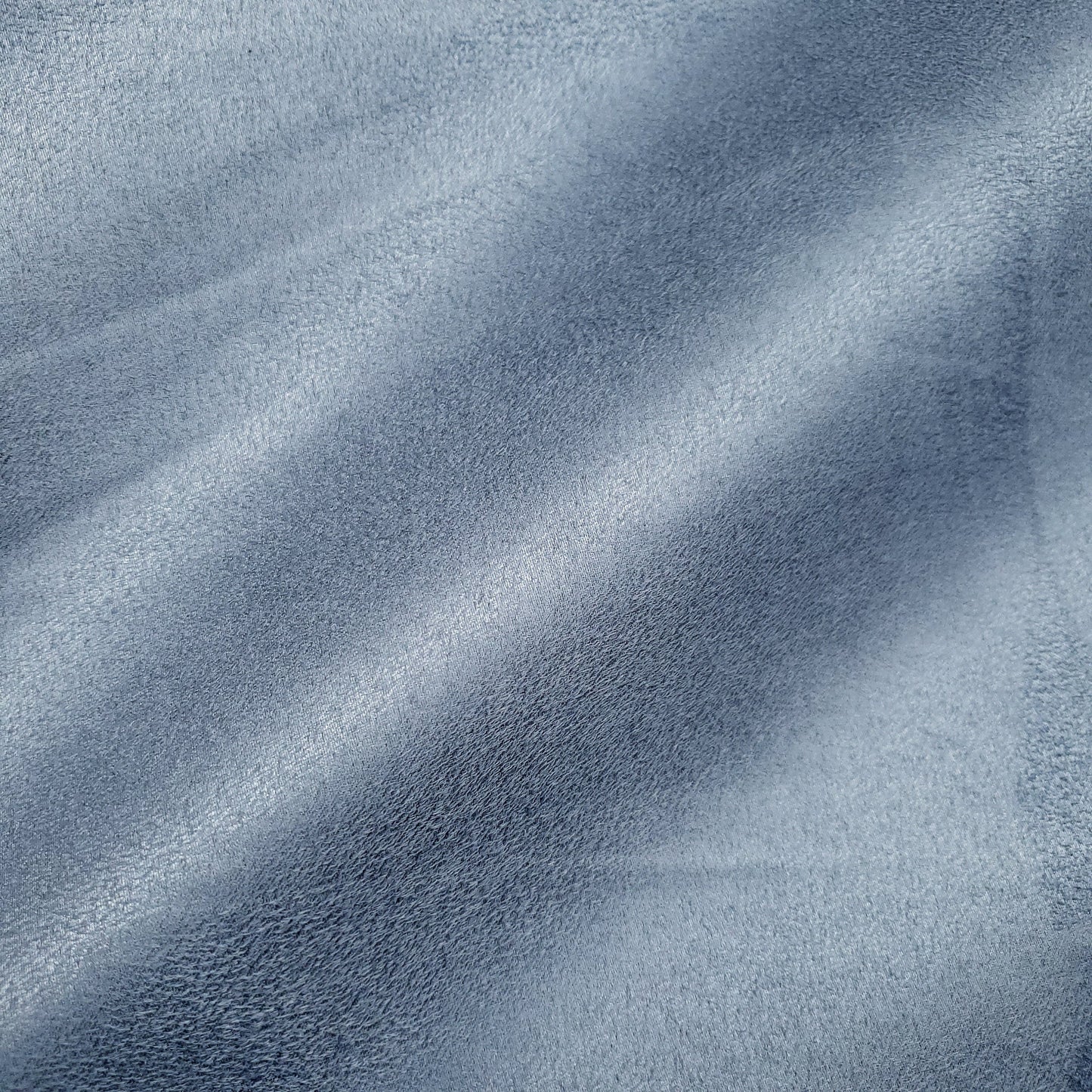 BRUSHED SUEDE UPHOLSTERY FABRIC COPEN BLUE
