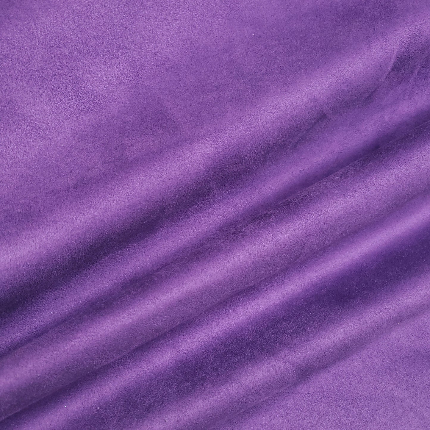 BRUSHED SUEDE UPHOLSTERY FABRIC PURPLE